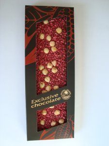 Exclusive chocolate s lskovmo oky a malinami