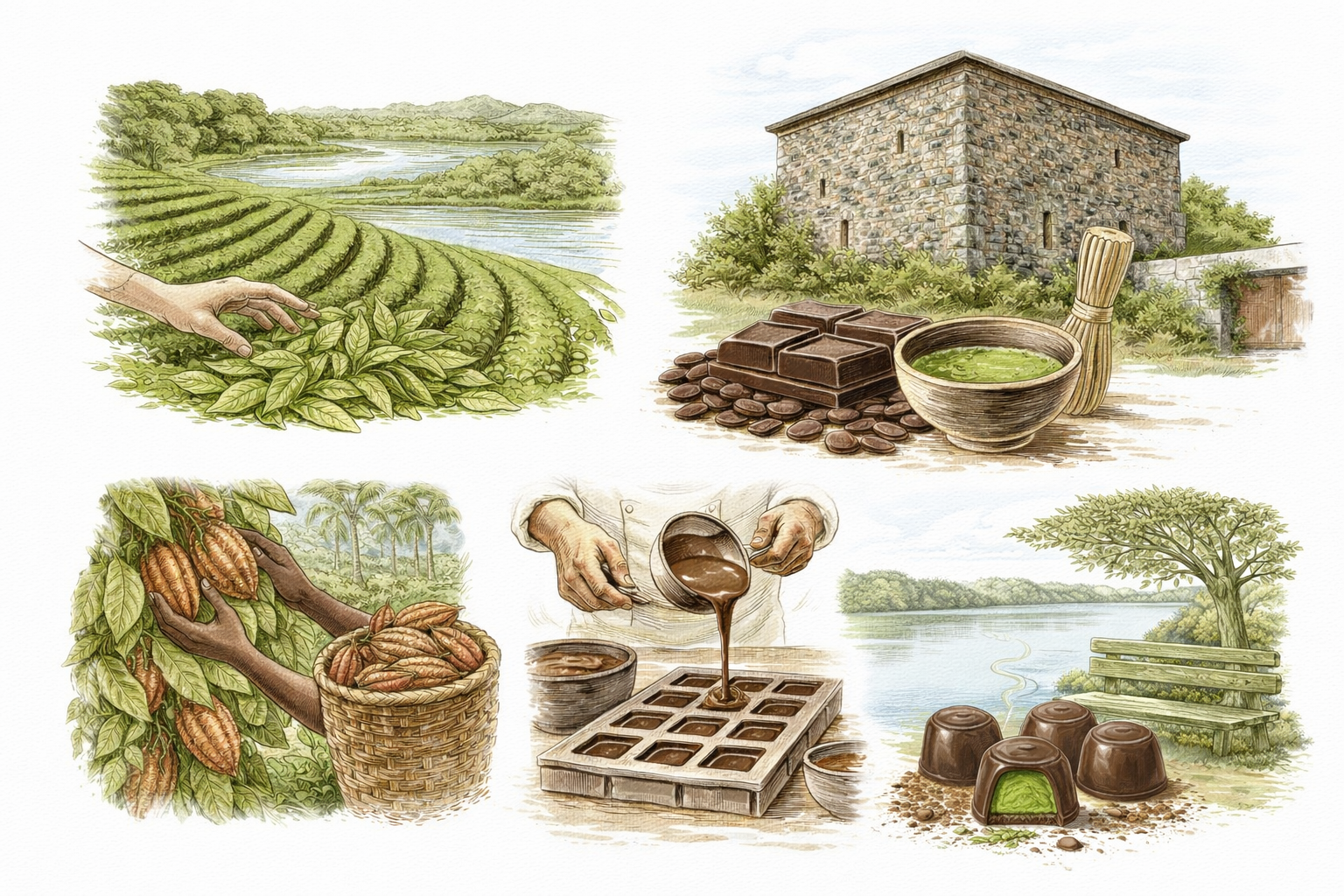 ZEN MATCHA COLLECTION Jihočeský příběh a rituál, který si zamilujete